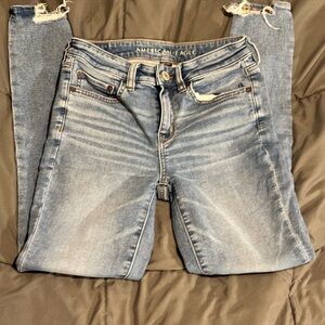 American Eagle Outfitters Women's Blue Jeans